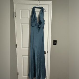 Dusty Blue Kennedy Blue Formal Dress